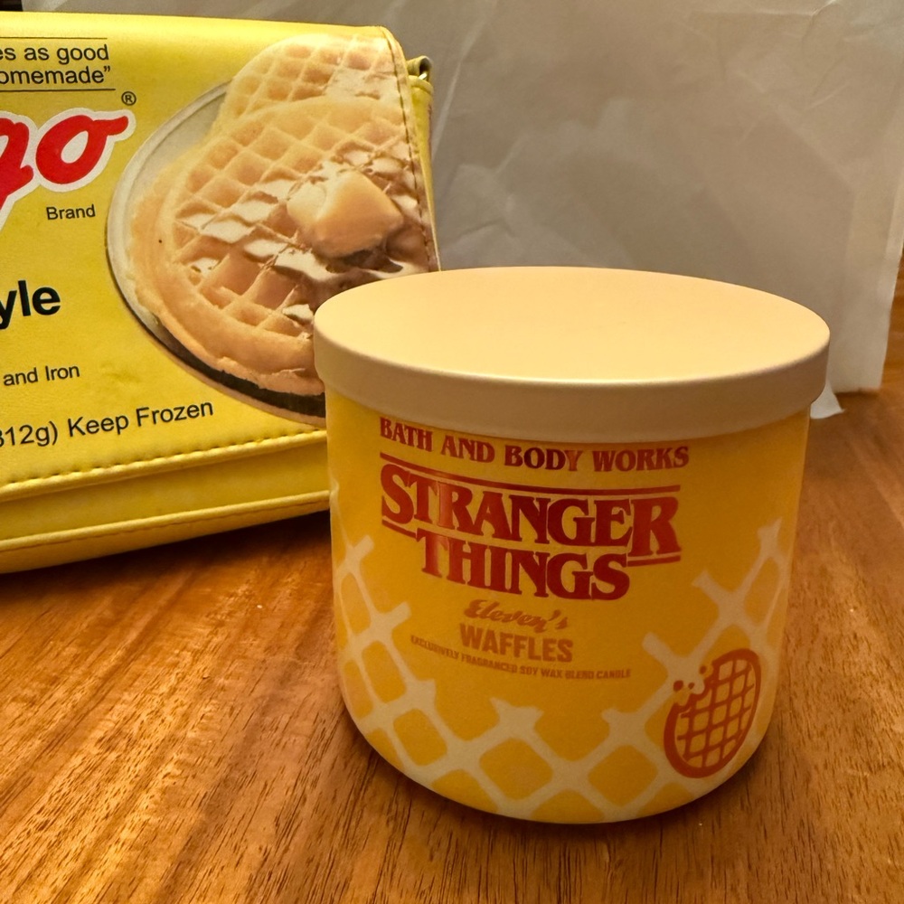 Stranger Things 11s Waffles Candle